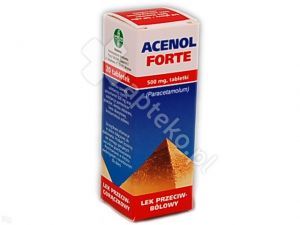 Acenol forte tabl. 0,5 g 20 tabl. TABL. 0,