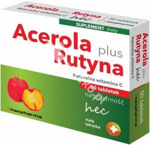 Acerola Plus Rutyna hec, tabl., 50 szt