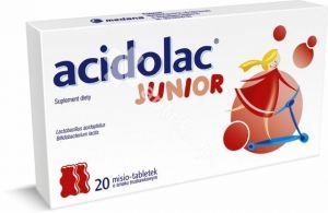 Acidolac Junior o sm.truskawkowym 20tabl.a