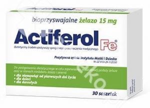 Actiferol Fe 15 mg saszet. 0,015g 30sasz.