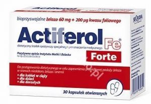 Actiferol Fe Forte, 60 mg, kaps., 30 szt