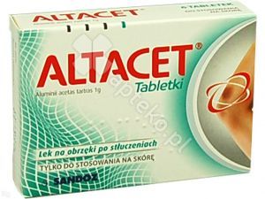 Altacet tabl. 1 g 6 szt. TABL. 1 G 6 TABL