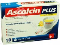 Ascalcin Plus o smaku cytrynowym*10sasz