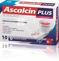 Ascalcin Plus o smaku malinowym prosz.musu