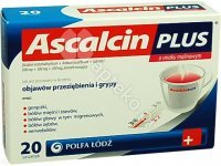 Ascalcin Plus o smaku malinowym prosz.musu