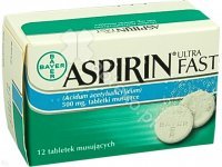 Aspirin tabl.mus. 0,5 g 12 tabl.p/migre TA