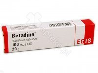 Betadine 10% masc 20 g MA-Z 10% = 1% J 20