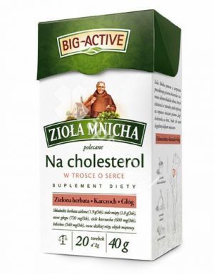 Zioła Mnicha polecane na Cholesterol,zioł.d/zap.,2g,20sasz.