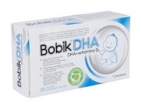 BOBIK DHA (DHA + WITAMINA D3) kaps.otwier.