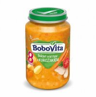 BoboVita, obiadek,bukiet warzyw z kurczakiem, 190 g