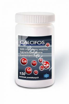 Calcifos 500mg octanu wapnia*150t.  D