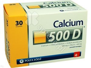 CALCIUM 500 D PROSZ 30 TOR