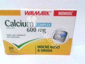 Calcium 600 mg Complex, tabl.powl., 30 szt