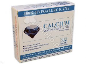 Calcium krystaliczne czyste prosz PROSZ 20