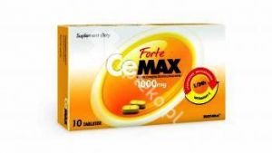 CeMax Forte, 1000 mg, tabl.o przedł.uwaln., 10 szt