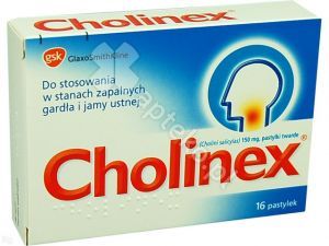 Cholinex past.do ssania 16 szt. PASTY 0,15