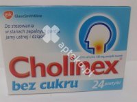 Cholinex pastyl.twarde 0,15g 24pastyl.(3bl