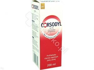 CORSODYL 0,1% 200 ml PLYN 0,1% 200 ML