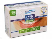 Cynk organiczny Naturtabs Fresh Mint tabl.