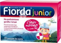 Fiorda Junior o smaku malinowym pastyl. 15