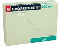 GROPRINOSIN TABL. 0,5 G 20 TAB