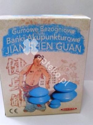 Gumowe Bańki Akupunkturowe JIAN SHEN GUAN
