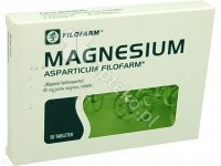 Magnesium asparticum Filofarm * 50tabl.
