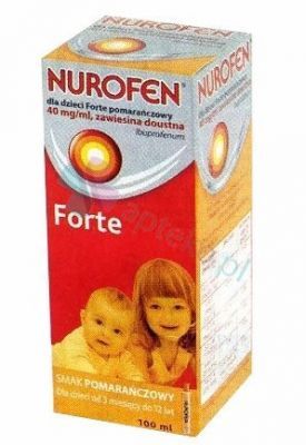Nurofen dla dzieci Forte pomarańczowy zaw.