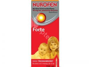Nurofen dla dzieci Forte truskawkowy zaw.d