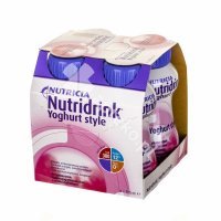 Nutridrink Yoghurt style, płyn, o sm.malinowym, 4 x 200 ml