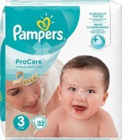 PAMPERS Pro Care 3 * 32szt.