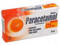 Paracetamol Aflofarm 125mg*10czop.