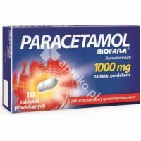 Paracetamol Biofarm tabl.powl. 1g 10tabl.