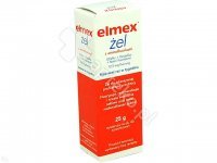 Pasta ELMEX 25g zel PASTA 0,125% FLU 25 G