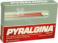 Pyralgina tabl. 0,5 g 6 tabl. TABL. 0,5 G