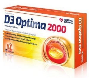 Rodzina Zdrowia D3 Optima 2000 kaps. 60kap