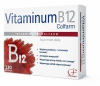 Vitaminum B 12 Colfarm tabl. 120tabl.(4x30