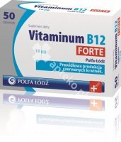Vitaminum B 12 Forte Polfa-Lódz tabl. 0,01