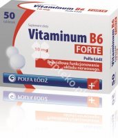 Vitaminum B6 FORTE 10mg*50tabl.POLFA-ŁÓD